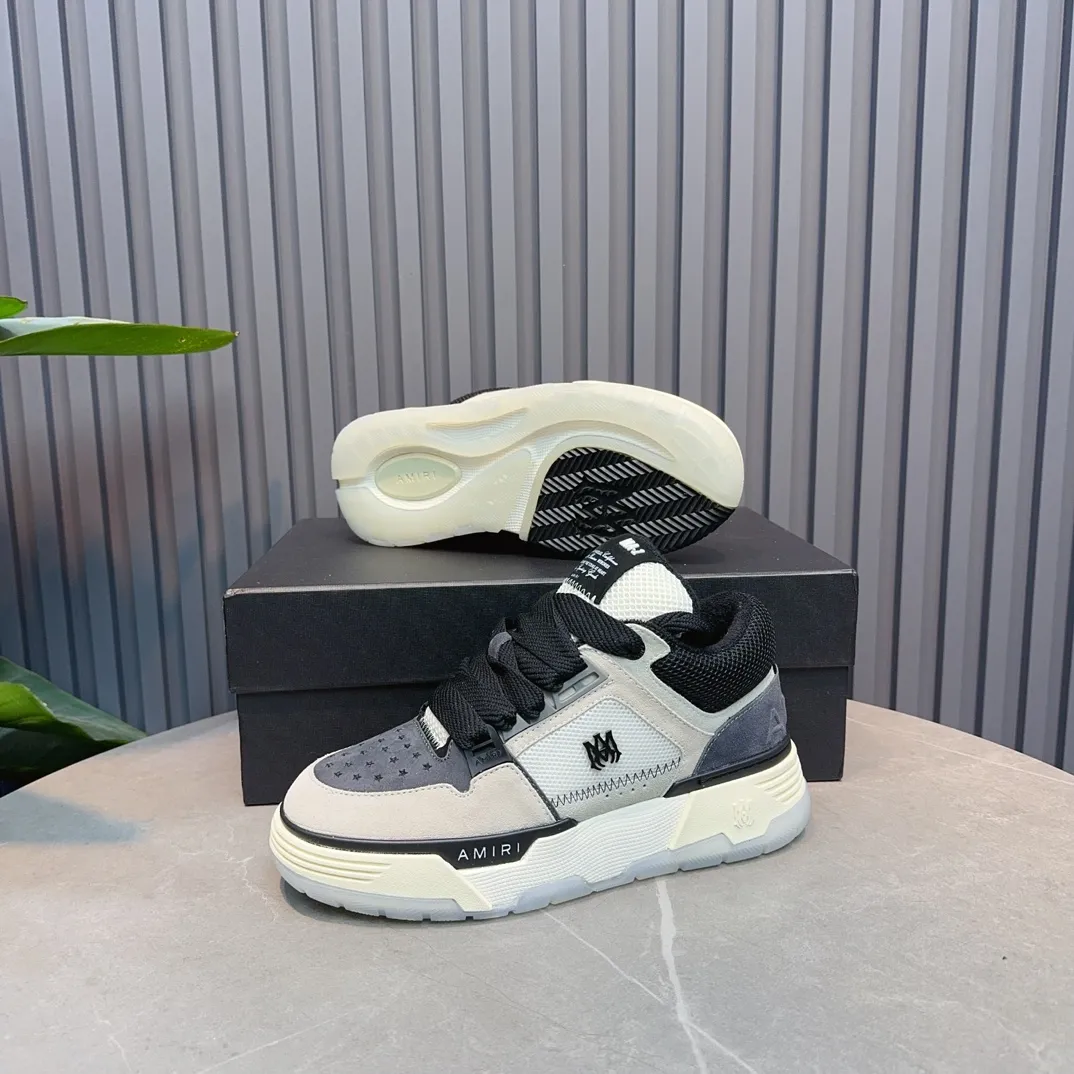 Men's shoes 💰660💰 AMIRI AMIRI trendy brand hot sale 🔥 Available all year round, couples 💑 Official website synchronization Imported fabrics 1⃣️ vs 1⃣️ replica, original factory special original sole, 35-45 (45. non-refundable)